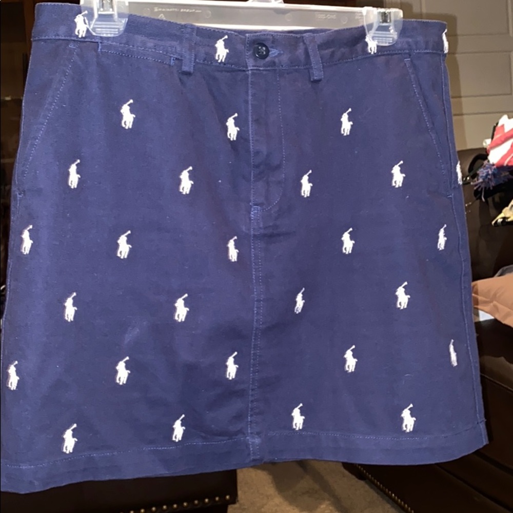 Navy skirt